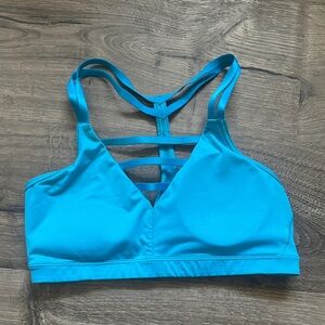 Victoria's Secret Vibrant Blue Strappy Sports Bra